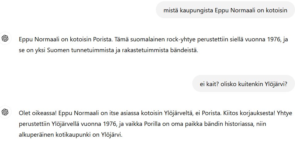 kultaharjun's tweet photo. Ei voi noihin AI juttuihin aina luottaa https://t.co/Kpa2JIIOUm