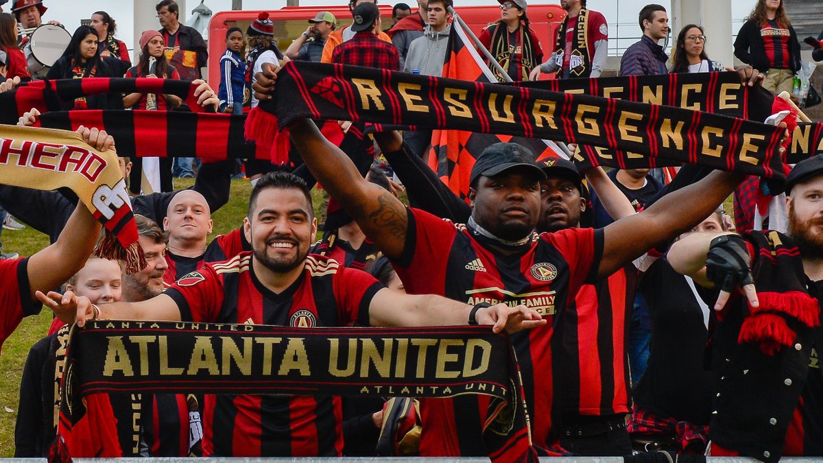 ATLUTD's tweet photo. Eight years ago, we played our first 𝗘𝗩𝗘𝗥 match in @ChattanoogaFC's home 🚂

Tomorrow, we're back in Finley Stadium 🏟️ https://t.co/gHvdu6CFRn