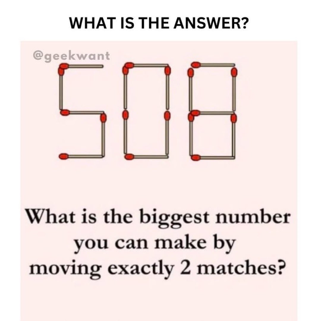 shalommfbng's tweet image. Solve the problem and tag someone who would solve this.⁠
⁠
🎥: IG |  geekwant⁠
⁠
#Grwoth #Business #Quiz #TGIF #Friday