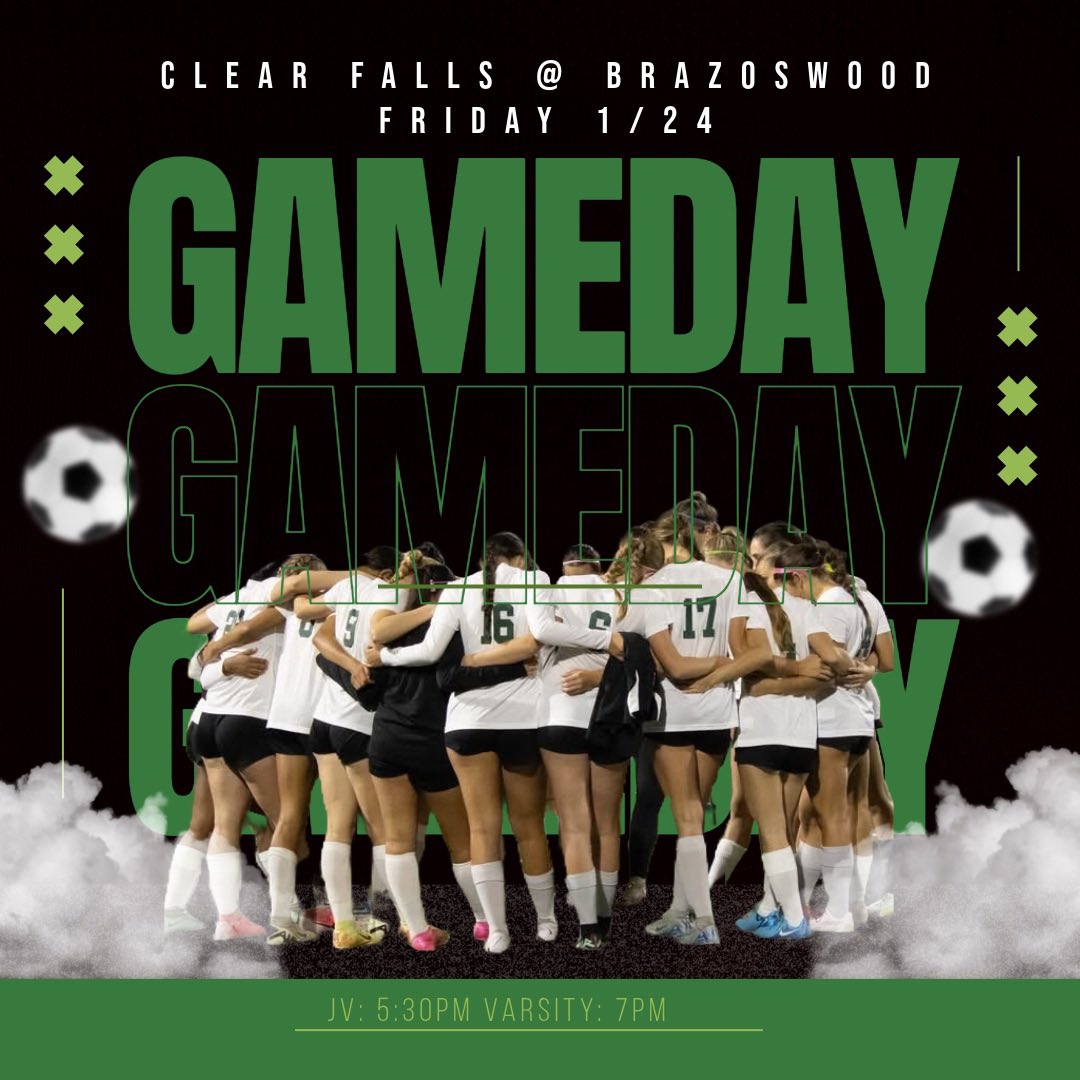 On the road tonight at Brazoswood. Come out and support the Lady Knights soccer team!!
