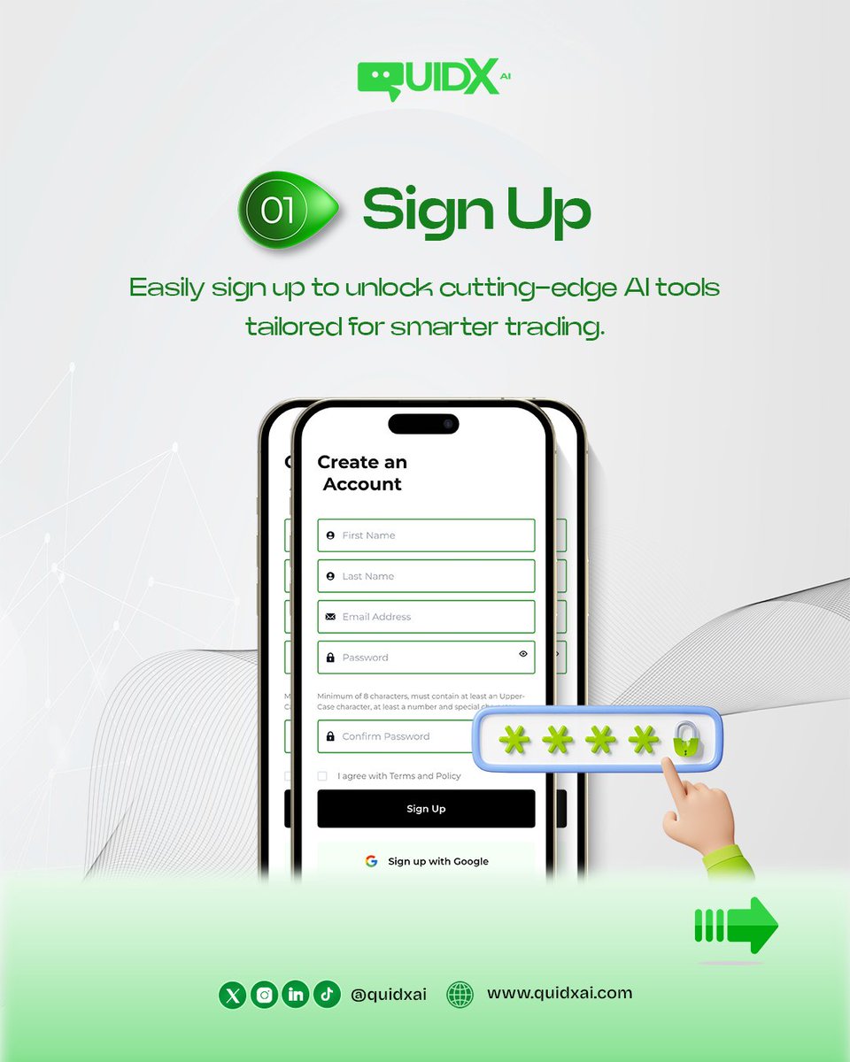 quidxai's tweet image. Starting your trading journey? 🚀

Here are the steps to using QuidX AI’s ChatX feature and taking your trades to the next level! 📊 

Let AI guide you through risk management, market insights, and more!

#TradingWithAI #ChatXAI #ForexForBeginners #CryptoTrading #SmartInvesting