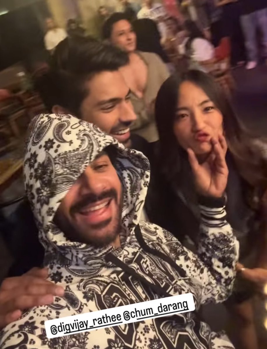 love love love love these three together.
I’m specifically the happiest seeing Digvijay is such a bestie to Karan n Chum ! These three have all my heart ❤️❤️❤️🥰😻🫠 the most beautiful, down to earth, most humble and most authentic trio 🤌🏻🤌🏻