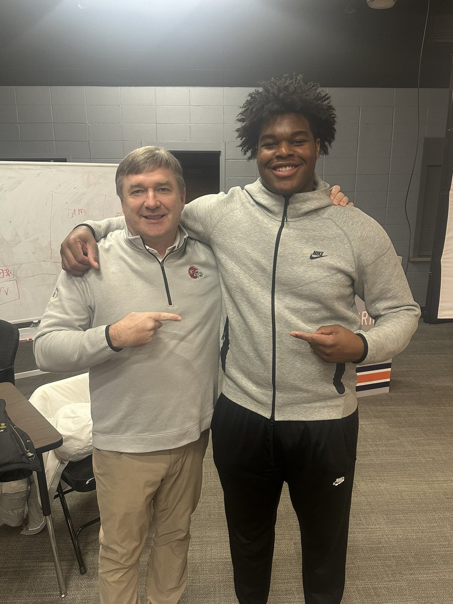 Isaac Sikes-Rasby (@isaac_sikes) on Twitter photo It was an honor meeting <a href="/KirbySmartUGA/">Coach Kirby Smart</a> ! Thank you for coming to see me and my teammates <a href="/northcobbOLine/">NC Warriors OL</a> <a href="/NCHSrecruit/">North Cobb HS Recruiting</a> <a href="/RecruitGeorgia/">Recruit Georgia</a> <a href="/redzonega/">Red Zone Georgia</a> @On3Recruits <a href="/GeorgiaFootball/">Georgia Football</a> #GoDawgs It was an honor meeting <a href="/KirbySmartUGA/">Coach Kirby Smart</a> ! Thank you for coming to see me and my teammates <a href="/northcobbOLine/">NC Warriors OL</a> <a href="/NCHSrecruit/">North Cobb HS Recruiting</a> <a href="/RecruitGeorgia/">Recruit Georgia</a> <a href="/redzonega/">Red Zone Georgia</a> @On3Recruits <a href="/GeorgiaFootball/">Georgia Football</a> #GoDawgs