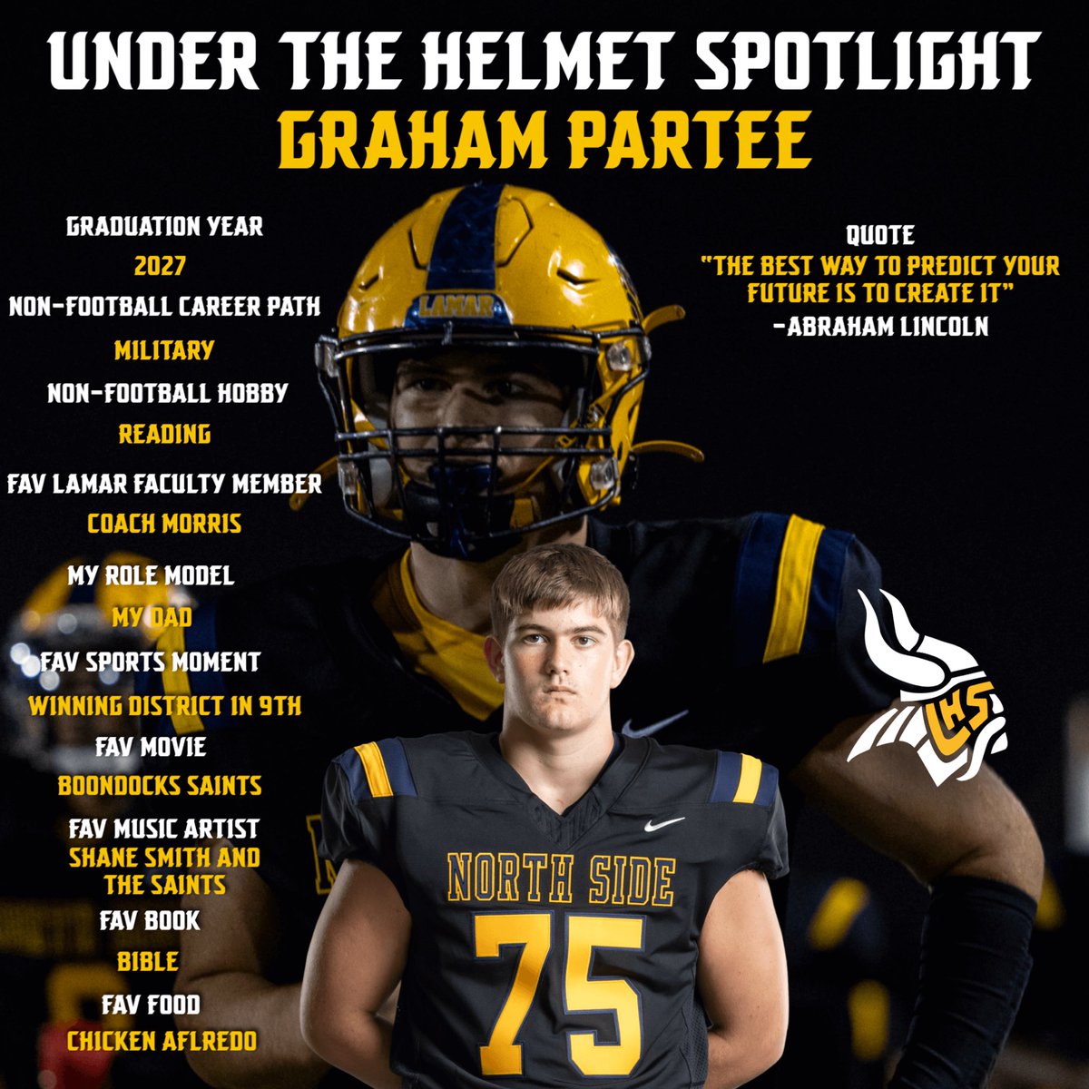 Billy Skinner (@coachskinz) on Twitter photo VFND Under The Helmet Spotlight:
Marquis Reis ( <a href="/reismarquis2/">Marquis Reis</a> ) & Graham Partee
Get to know the Vikes!
#MoreThanAnAthlete
#BET VFND Under The Helmet Spotlight:
Marquis Reis ( <a href="/reismarquis2/">Marquis Reis</a> ) & Graham Partee
Get to know the Vikes!
#MoreThanAnAthlete
#BET