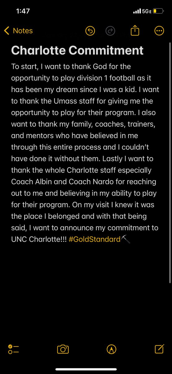 HOME 🏡 #GoldStandard⛏️ <a href="/CharlotteFTBL/">Charlotte Football</a> <a href="/CoachAlbin/">Tim Albin</a> <a href="/CoachFaanes/">Nate Faanes</a> <a href="/CoachNardo27/">Bryan Nardo</a> <a href="/TylerWoodsFB/">Tyler Woods</a> <a href="/CoachClay_CLT/">Clay Finney</a> <a href="/SWiltfong_/">Steve Wiltfong</a> <a href="/ChadSimmons_/">ChadSimmons</a> <a href="/Andrew_Ivins/">Andrew Ivins</a> <a href="/MohrRecruiting/">Brian Mohr</a> <a href="/adamgorney/">Adam Gorney</a> <a href="/HornetFB_1MOORE/">BMC Football</a> <a href="/CoachMcCannERT/">Coach McCann</a> <a href="/coachmicahjd/">Coach Micah J. Davis</a>