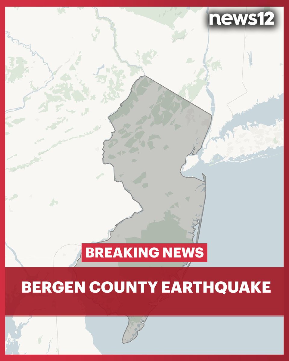 #BreakingNews: USGS confirms 2.4 magnitude #earthquake in #BergenCounty - bit.ly/4h8t3g2