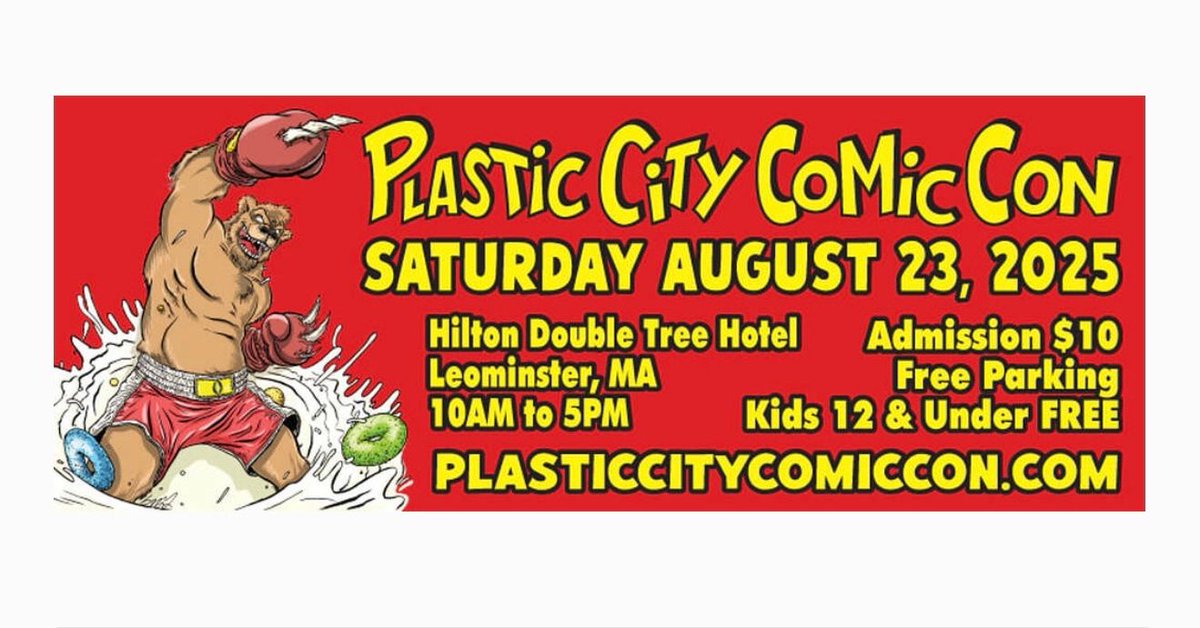 PlasticCityCon's tweet photo. Team Ninja Shark (@TeamNinjaShark) will be attending Plastic City Comic Con this August. https://t.co/rOkbL0bqbr #plasticcitycomiccon #comiccon #massachusetts https://t.co/gBwt9SX6bZ
