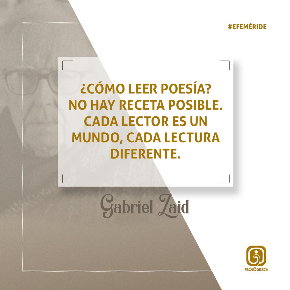 IIFL_UNAM's tweet photo. 📅 #UnDíaComoHoy de 1934 nace el poeta y crítico mexicano Gabriel Zaid, miembro de la Academia Mexicana de la Lengua desde 1989.

Autor de "Seguimiento", "La máquina de cantar", "Campo nudista" y "Leer poesía", además de coautor de "Ómnibus de poesía mexicana", entre otras obras. https://t.co/PxwrEFL7to