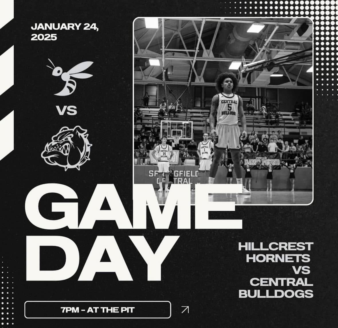 Gameday in the PIT 

🆚Hillcrest 
📍The Pit 
⏰4:30 FR - JV/V follow 
📺 Springfieldsports.net