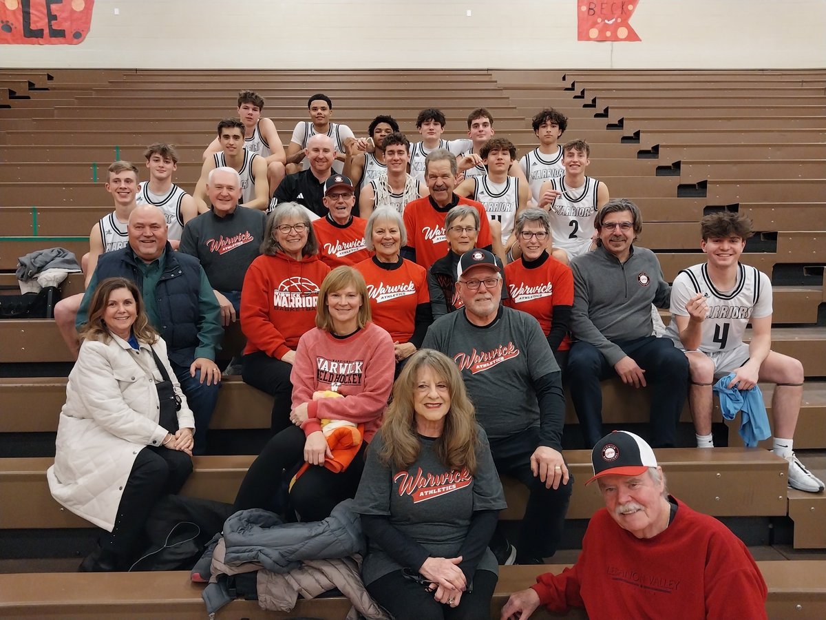 Congrats to our team! The Warwick Warriors won their section championship game last night and we were thrilled to join in the celebration! After they cut down the net, they joined our group of MMC residents for a photo! A huge congrats to our champs - we're so proud of you!