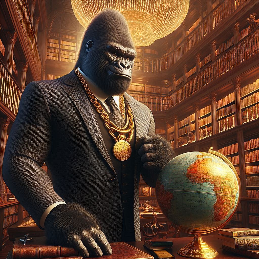 $booji is worldwide helping save the Gorillas!  Where are you today?