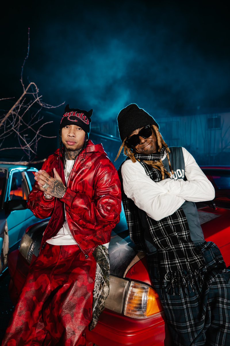 EMPIRE's tweet photo. Tyga x Lil Wayne link up for their new collab track #PopItOff 🔥🏆

🔗: https://t.co/H6hs2vCsLe https://t.co/sJcXD9l0um