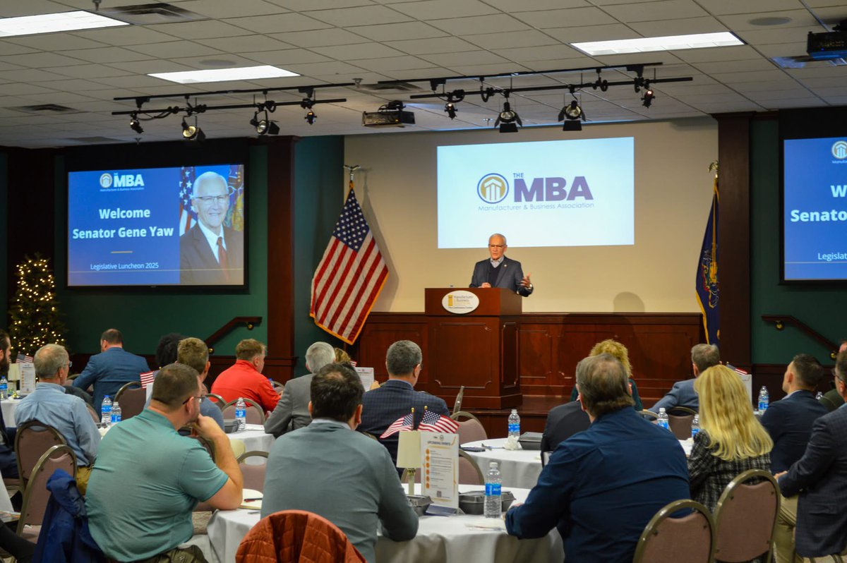 SenatorGeneYaw's tweet photo. Thank you @mbausa for inviting me to talk energy yesterday in Erie! 

A great discussion on how energy policy impacts PA, the essential role grid reliability plays in our daily lives, the stark reality our state faces &amp; the short window of opportunity we have to address it. https://t.co/8UGRUunly9