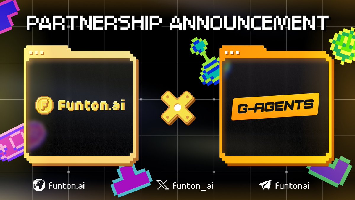 funton_ai's tweet photo. 🤝 https://t.co/DwGdcxJTx6 partners with @gametyio!

The First #AI #Web3 Solution for Gaming & Engagement on #TON, Powered by AI Agents.

🔗 Together, we’re unlocking exciting new possibilities for AI in Web3 Gaming!

Stay tuned for Updates! 🔔

#FuntonAI #GAGENTS #Partnership