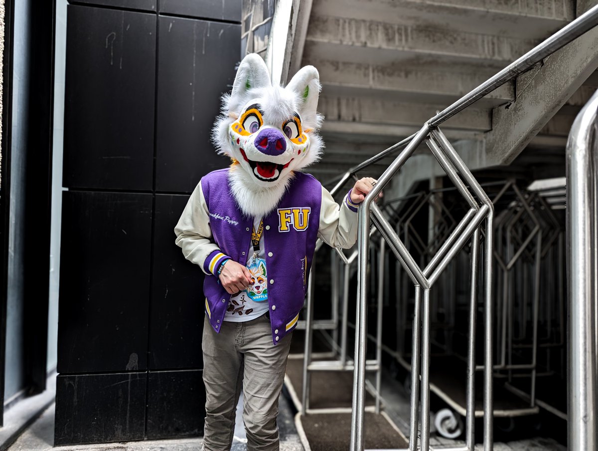 If you get stuck in some liminal spaces this #FursuitFriday, I can be your guide dog.

✂️ <a href="/gnaws/">Gnaw ‼️</a> 
📸 <a href="/TechDumpling/">Tech Dumpling</a>