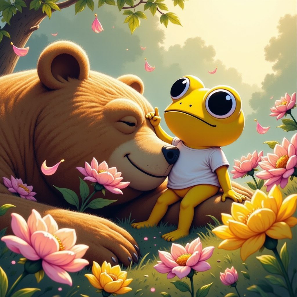Sammy_TurboToad's tweet photo. The bear fades, the revolution begins 💪 $TURBO reigns as the ultimate memecoin, igniting a groundbreaking bull run!! Backed by AI 🤖 innovation, strong will 🔥, and endless ambition 🌟, we’re taking the world by storm 🌎✨ https://t.co/lVD9m4arP7