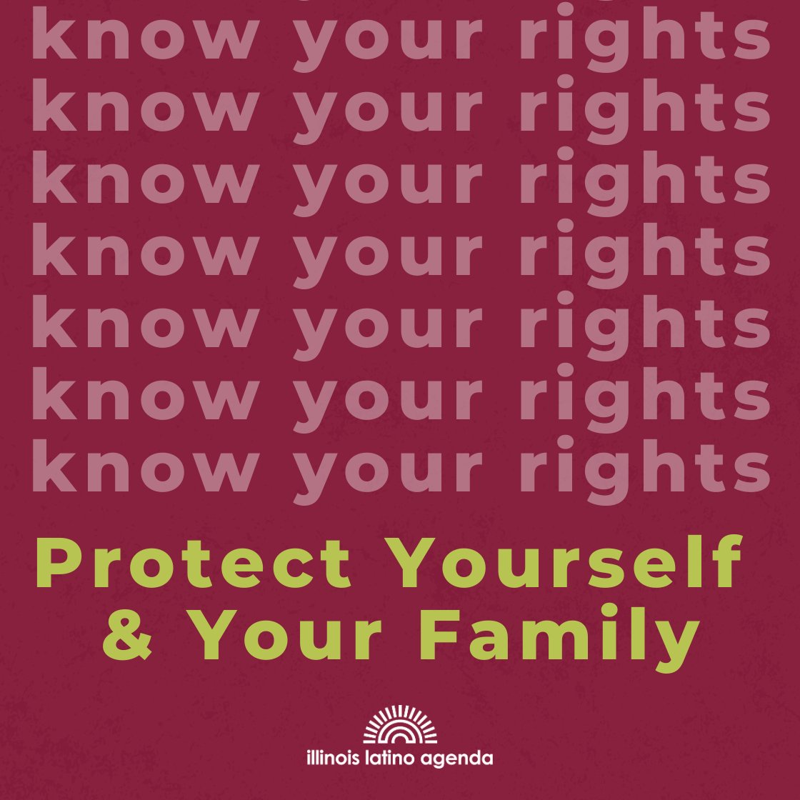 Everyone has rights, regardless of immigration status. 

✅ Right to remain silent.
✅ Don’t open your door without a signed warrant.
✅ Refuse to sign documents without legal advice.

For more resources, visit:
- Immigrant Legal Resource Center
- National Immigration Law Center