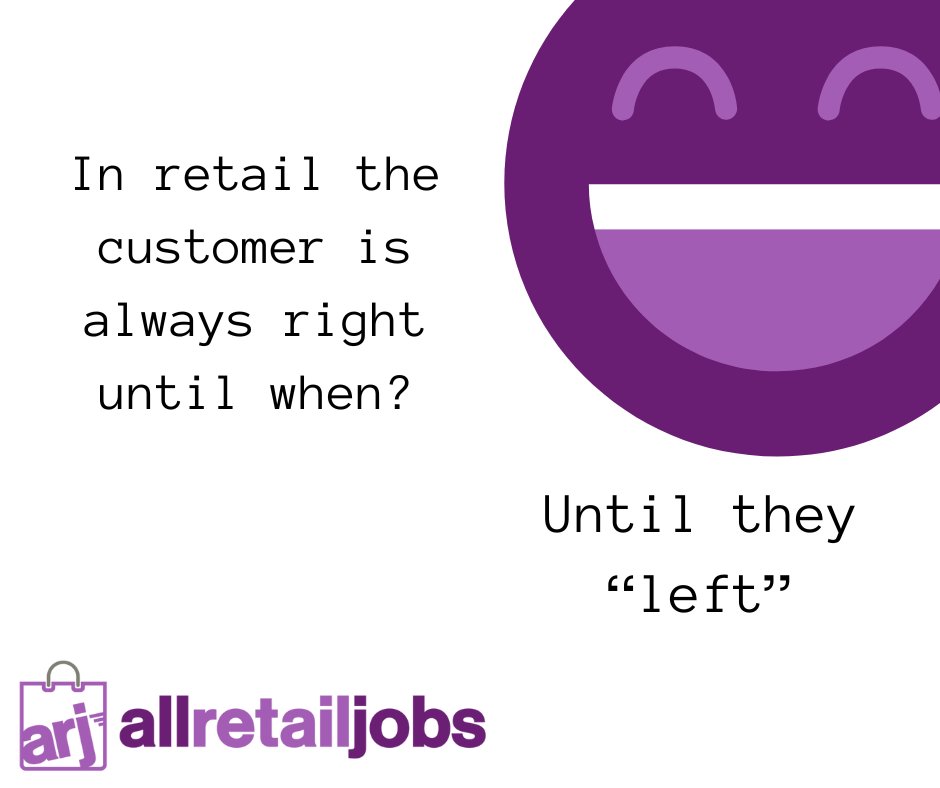 AllRetailJobs's tweet image. #retail #retailhumor #retailindustry
