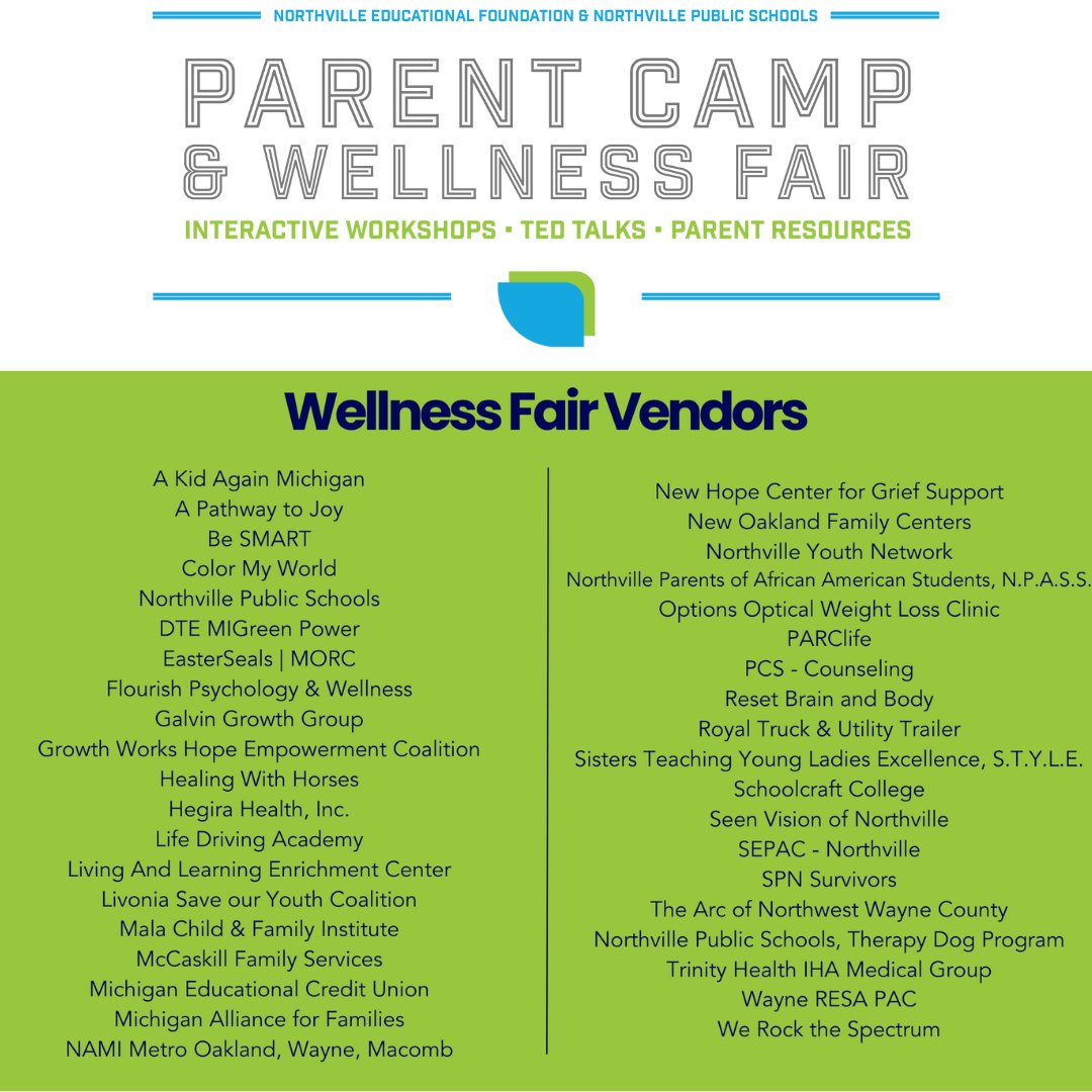 🌟 Explore Our Vendor Village! 🌟
We’re thrilled to showcase our incredible lineup of vendors for the NEF Parent Camp &amp; Wellness Fair! From family resources to mental health support, these amazing organizations are here to connect with YOU.