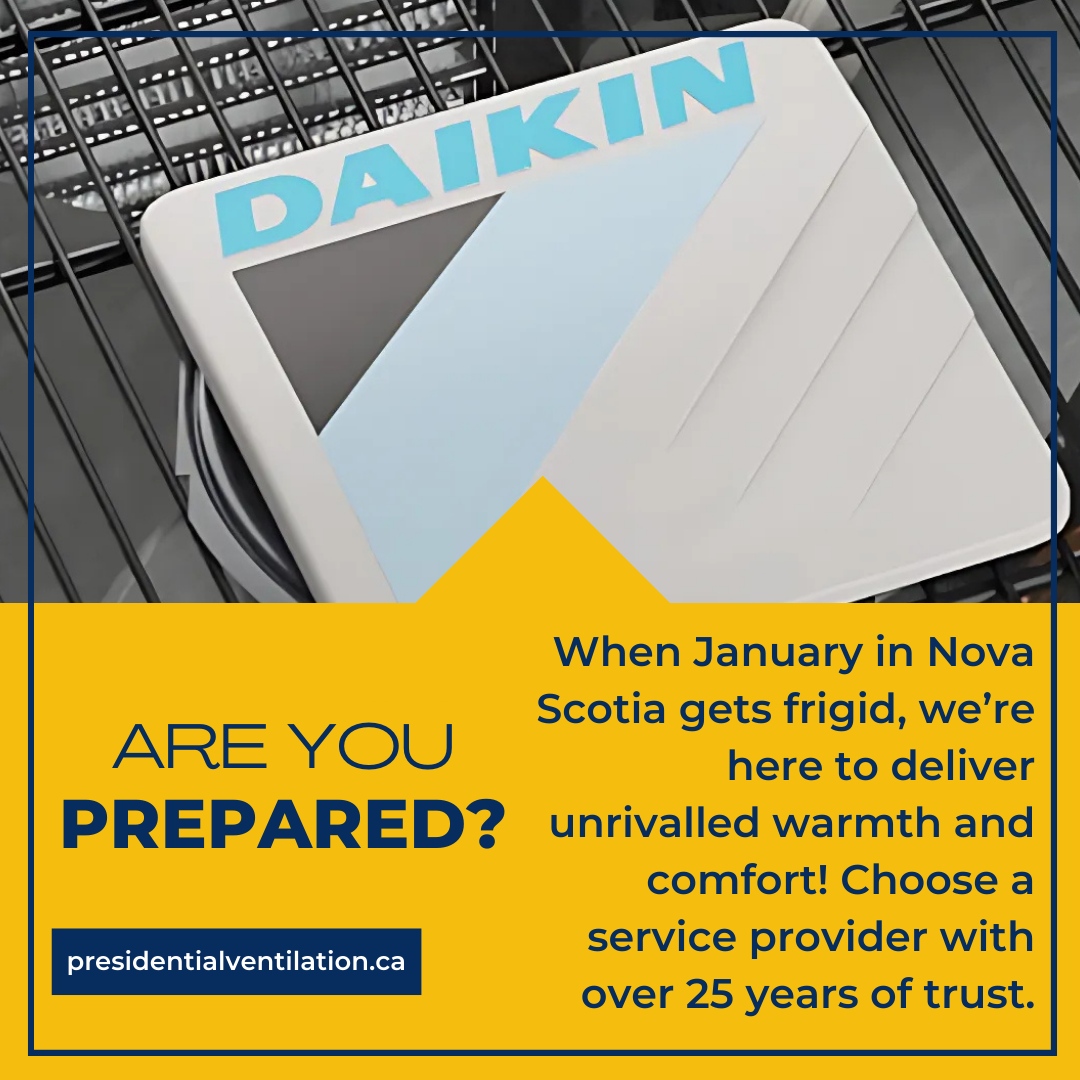 PresVent's tweet photo. Upgrade to a heat pump and experience the difference! Our systems keep you cozy with low energy use.

Visit our website 🌐 https://t.co/C1LVFPhOtz
.
.
.
#PresidentialVentilation #HVAC #Daikin #HeatPumps #NovaScotia #Halifax #MountUniacke #DaikinHeatPump #DaikinAirIntelligence ... https://t.co/ZyKtQ25LgK