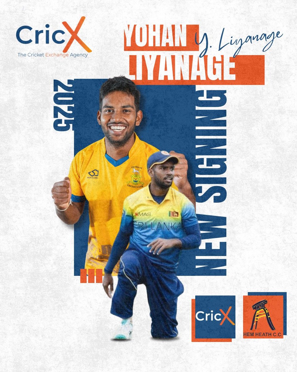 CricX - The Cricket Exchange Agency๐๐ (@cricketagency) on Twitter photo ๐ด๓ ง๓ ข๓ ฅ๓ ฎ๓ ง๓ ฟ | ๐๐๐ ๐๐๐๐๐๐๐ โ๏ธ
"๐๐ข๐ฒ๐๐ง๐๐ ๐ ๐๐จ๐ข๐ง๐ฌ ๐๐๐ฆ ๐๐๐๐ญ๐ก ๐๐ฌ ๐๐ฅ๐๐ฒ๐๐ซ-๐๐จ๐๐๐ก!"
Congratulations to Yohan Liyanage on signing with <a href="/HemHeathcc/">HemHeathcc</a> for the 2025 North Staffs South Cheshire League campaign in a Player-Coach role.
Yohan, passionate about ๐ด๓ ง๓ ข๓ ฅ๓ ฎ๓ ง๓ ฟ | ๐๐๐ ๐๐๐๐๐๐๐ โ๏ธ
"๐๐ข๐ฒ๐๐ง๐๐ ๐ ๐๐จ๐ข๐ง๐ฌ ๐๐๐ฆ ๐๐๐๐ญ๐ก ๐๐ฌ ๐๐ฅ๐๐ฒ๐๐ซ-๐๐จ๐๐๐ก!"
Congratulations to Yohan Liyanage on signing with <a href="/HemHeathcc/">HemHeathcc</a> for the 2025 North Staffs South Cheshire League campaign in a Player-Coach role.
Yohan, passionate about