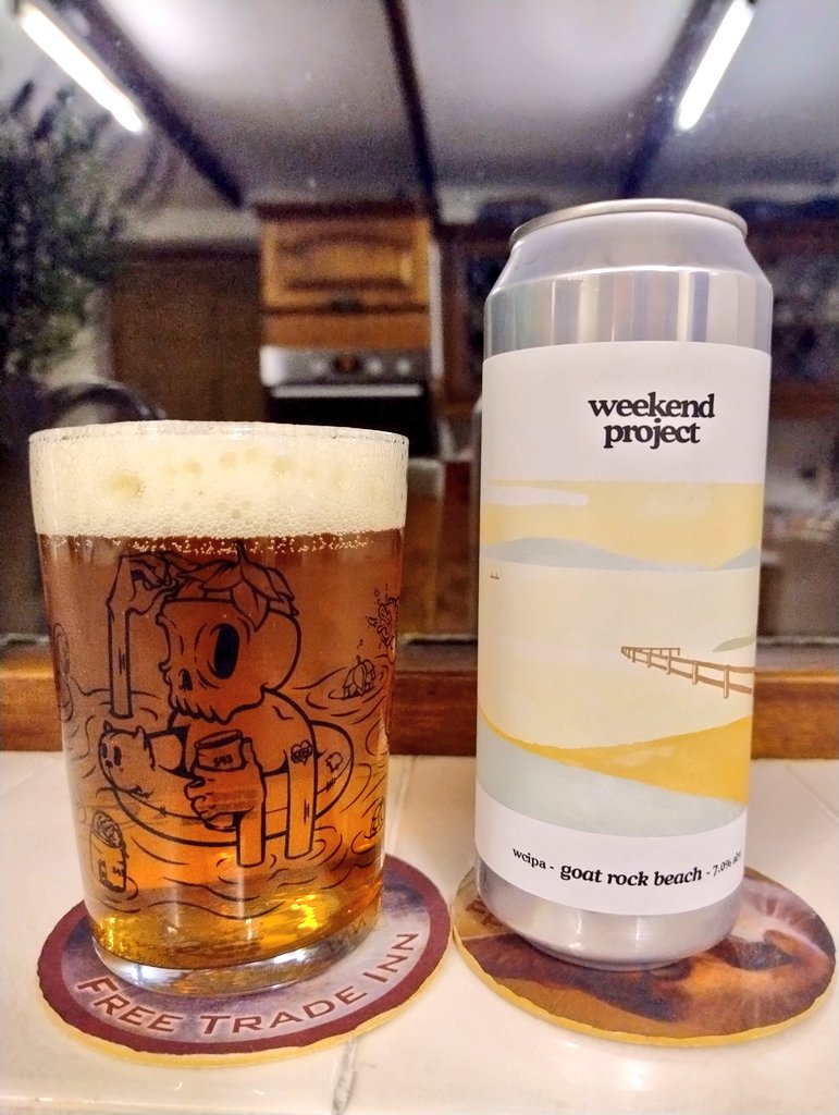 BrewGuy_'s tweet image. The ever Brilliant #WeekendProject 
Goat Rock Beach 7% WCIPA
West Coast is the Best Coast for and this is a cracking example #BeersOnFriday