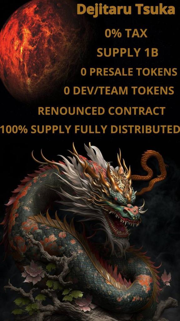 $TSUKA ITS right in front of you!