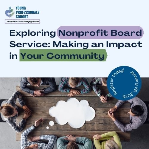 Curious about nonprofit board service? 🧐 Join us for an informative panel discussion with seasoned board members sharing their journeys, insights, and tips. 🙌

⏰: 01/29/25 from 2-3 PM EST

Register via the YPC newsletter! 📷