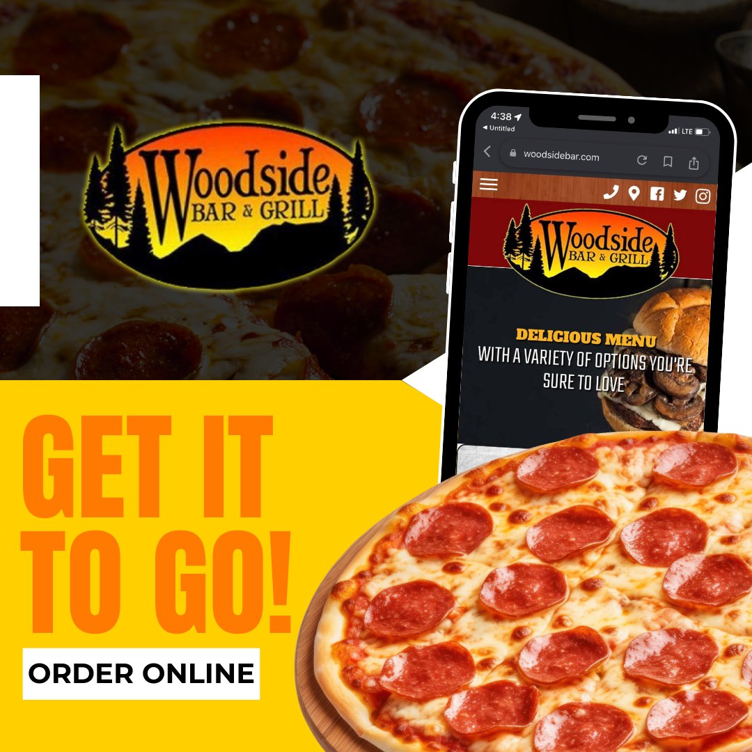 Treat yourself to a night off from cooking! 🌟🥡 Order online and enjoy our mouthwatering dishes from the comfort of your home. Quick, easy, and oh-so-delicious! #WoodsideBarAndGrill #TakeoutMadeEasy #OrderOnline #DeliciousDining
