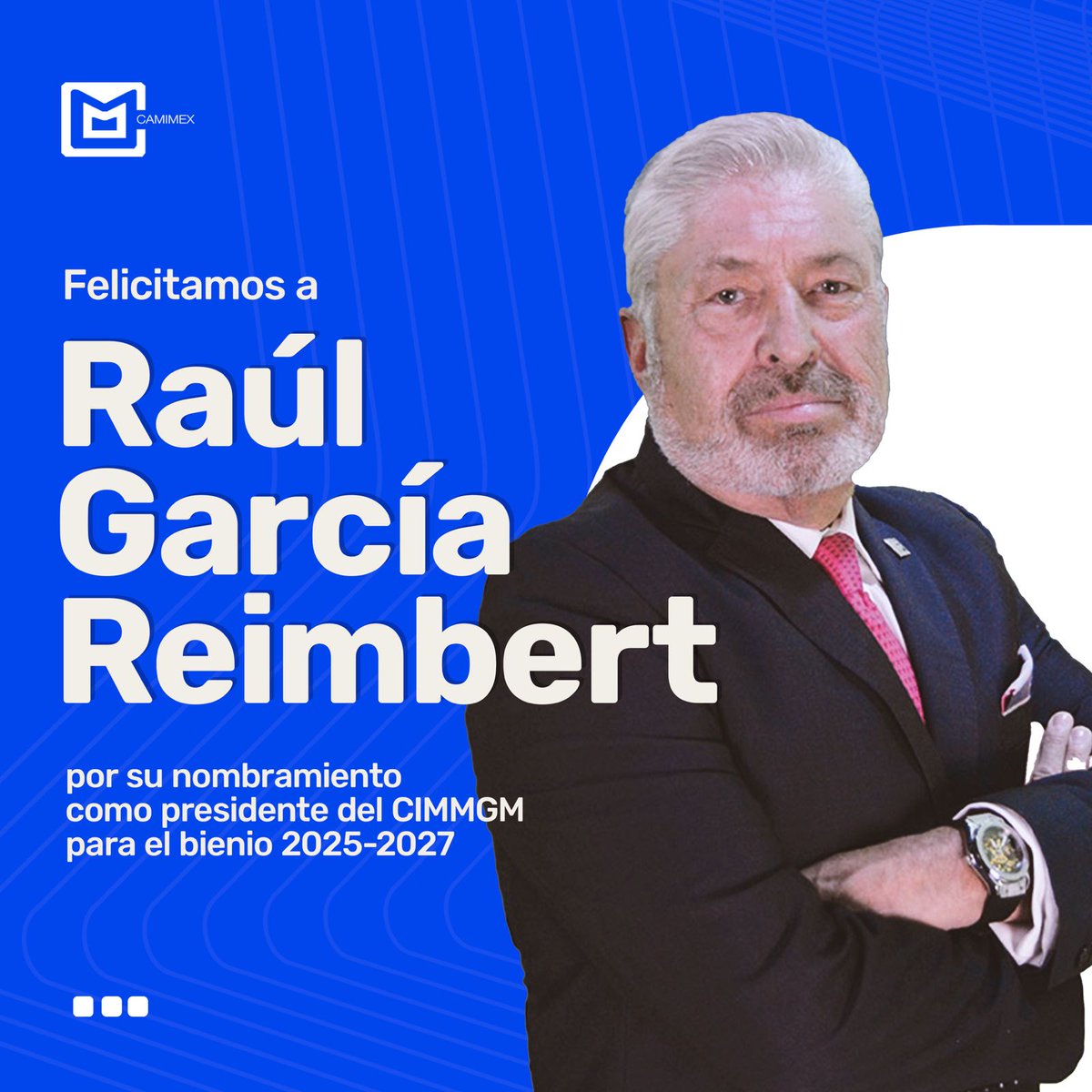 Camimex_Oficial's tweet photo. Felicitamos al nuevo Consejo Directivo Nacional del @cimmgm para el bienio 2025-2027, encabezado por el Ing. Raúl Luis García Reimbert. Celebramos su compromiso con una minería responsable y colaborativa en beneficio del país y sus comunidades. https://t.co/a6kPkGN4Vf