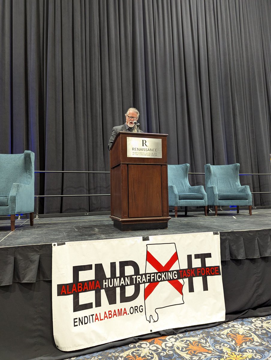 "One man or one woman with courage is always a majority." - Bazzel Baz, founder, Association for the Recovery of Children #enditalabama #humantraffickingawareness #humantraffickingsummit