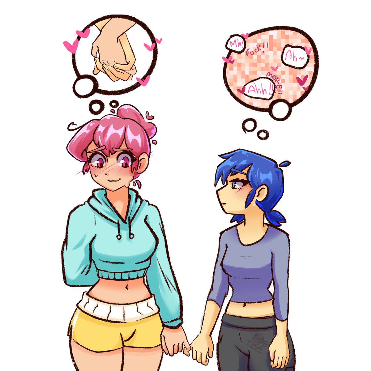 Everyone knows except them, yup, that’s my cup of tea

I love these dorks so much 💖🥹

Now I’ll be back to my cave, to draw more dirty stuff