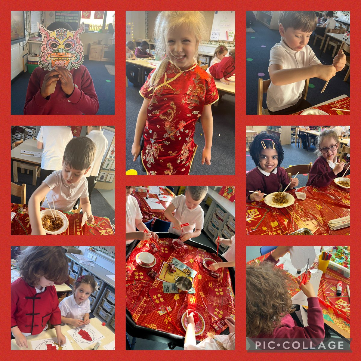 Year 1 have had a lovely afternoon learning about Chinese new year 🧧 They especially enjoyed tasting Chinese food 🍜 <a href="/MabLanePri/">Mab Lane Primary Sch</a> <a href="/MissWatsonMLP/">Miss Watson</a>