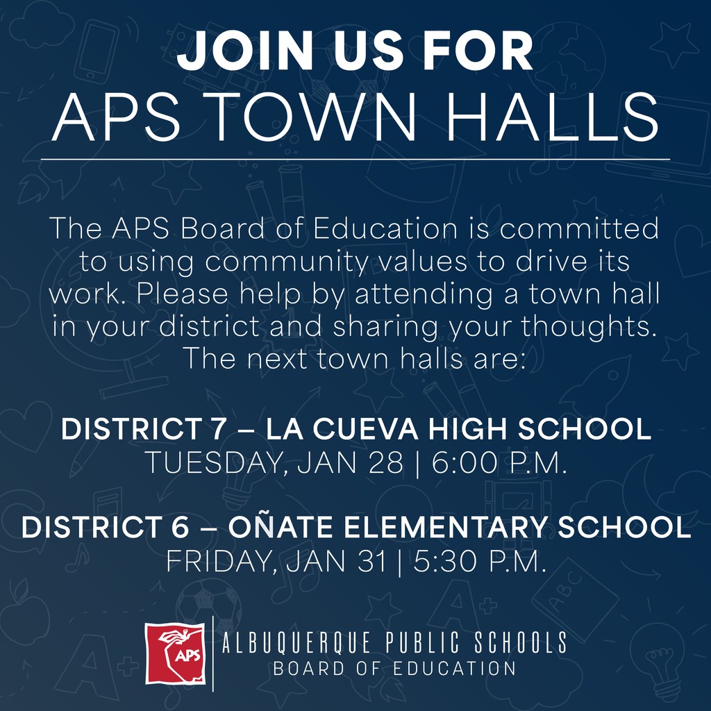 We want to hear from you!

The APS Board of Education is committed to using community values to drive its work. Please help by attending a town hall in your district and sharing your thoughts.

Learn more about the APS Town Hall:

bit.ly/3CcB30B