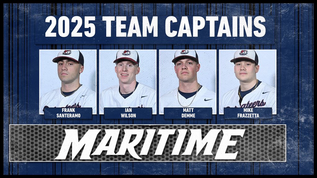 MTimeBaseball's tweet photo. As we get the baseball season rolling, we’re excited to announce our 2025 captains! These 4 guys embody everything we value as a program. Congratulations to Frank Santeramo, Ian Wilson, Matt Demme and Michael Frazzetta on this honor. https://t.co/KfUzkwcKOx