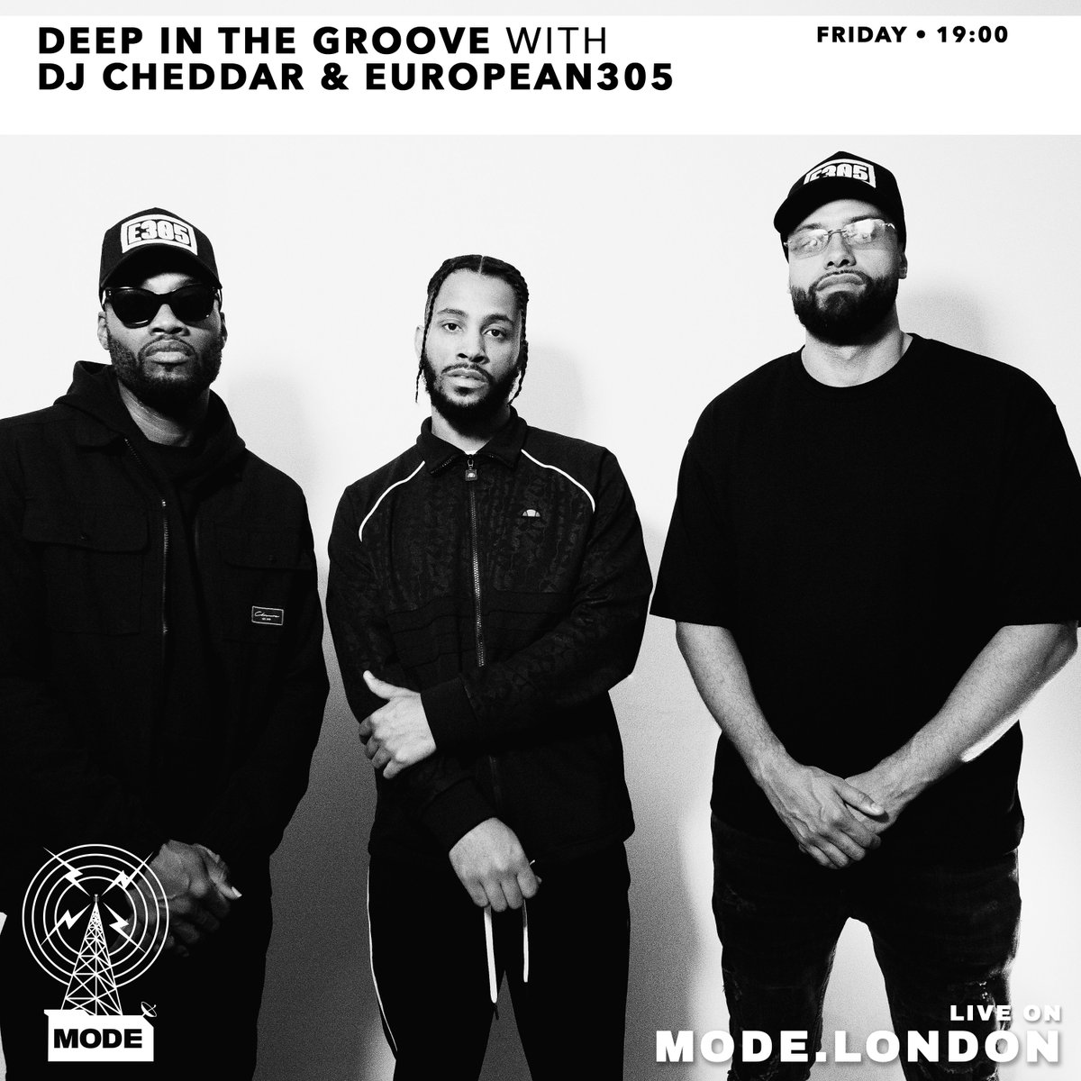 Moderadiolondon's tweet photo. It's time for #DeepInTheGroove with #DJCheddar joined by @european305 playing the best in Amapiano

https://t.co/37qOyxMTQy https://t.co/YyziXfUDtQ