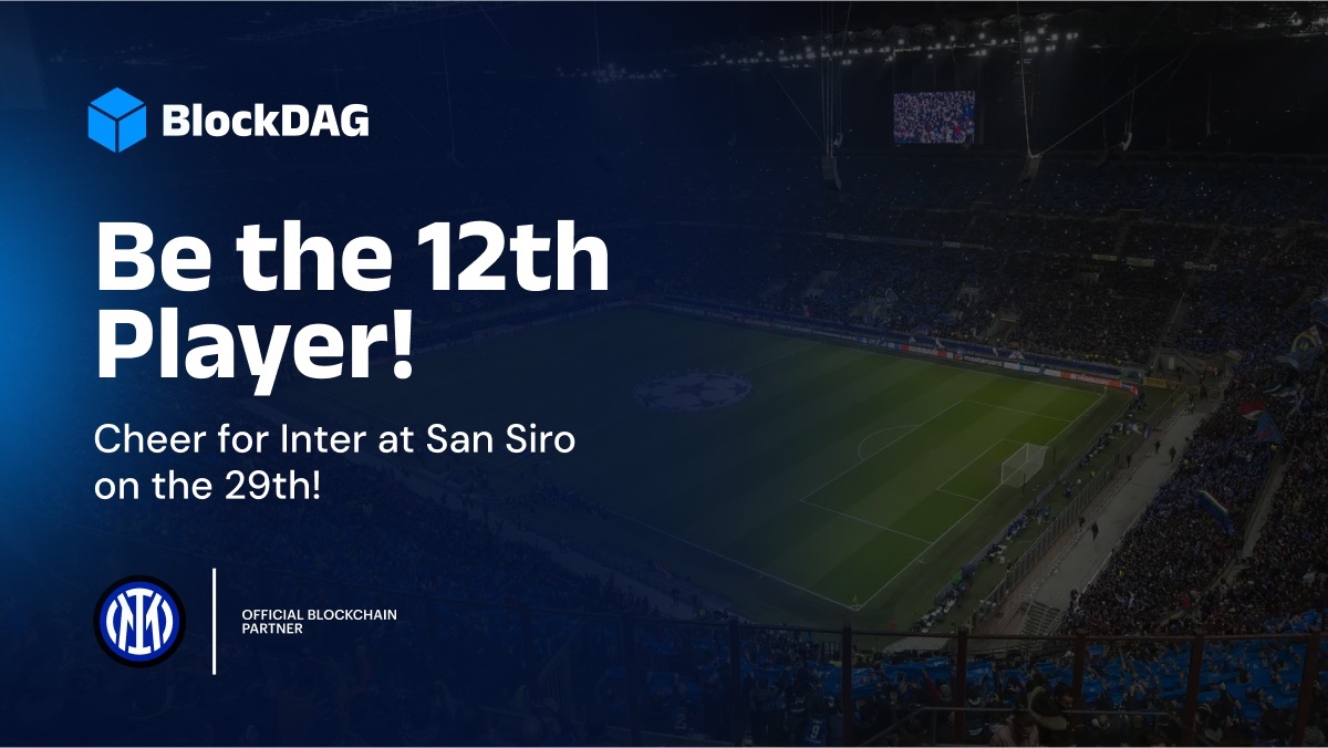 🎟️Win 2 tickets to <a href="/Inter/">Inter ⭐⭐</a> 's match at San Siro on January 29th!

🚀Retweet and Tag your friend in the comments. You can add as many comments as you want.

📸Winners must post a pic of the #BlockDAG on the big screen and tag us! Winners will be chosen randomly and announced on