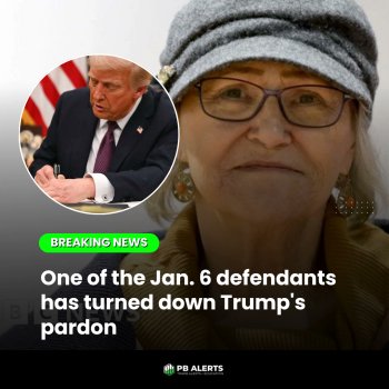 PennyboisTrades's tweet photo. A Jan. 6 defendant declines Trump’s pardon, sparking discussions nationwide. Why turn it down? 🧐

$SPY $QQQ $DJIA $IWM https://t.co/RkkBP2IaPK