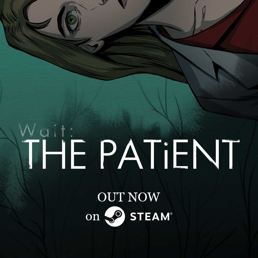 thinkrestless's tweet photo. Hey! 
We just released our non-combat mystery horror game Wait: The Patient on Steam. It's available as of NOW. Check it out. 
https://t.co/FddtvDrWUJ https://t.co/yuu4C81YAC