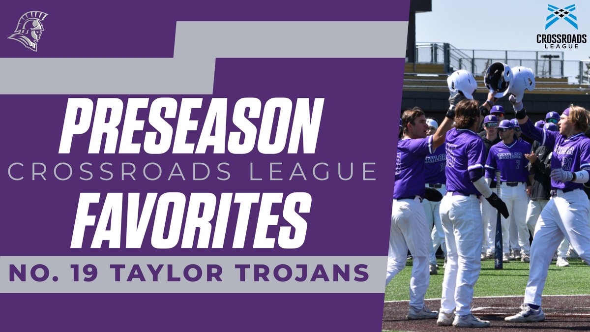 Taylor Trojans (@taylortrojans) on Twitter photo BB | No. 19 Taylor Baseball Tabbed to Win Crossroads League | <a href="/taylorbaseball/">taylorbaseball</a> #TaylorBB
taylortrojans.com/x/kds8d BB | No. 19 Taylor Baseball Tabbed to Win Crossroads League | <a href="/taylorbaseball/">taylorbaseball</a> #TaylorBB
taylortrojans.com/x/kds8d