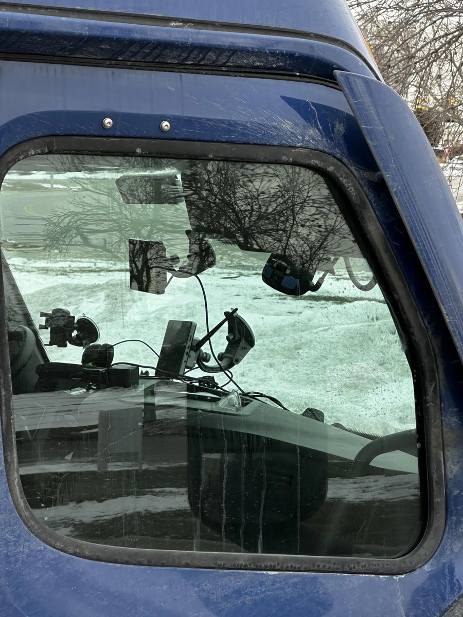 How much stuff do you need suction-cupped onto your windshield driver???