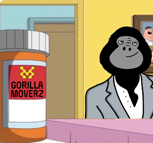 jesswhtee's tweet photo. - Are you taking some pills?
- Yes.
- Which ones?
- @GorillaMoverz ones 🦍

@movementlabsxyz #gorillamoverz https://t.co/WCAHUDYAsD