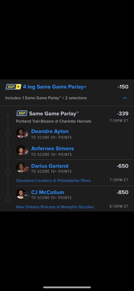 Per4mancePlays's tweet photo. 1/24 FULL CARD. LETS SWEEP🔥

FREE discord link in bio!

Paul George over 4.5 assists
Zach Edey over 6.5 Rebounds
Trey Murphy over 22.5 Points 
Parlay 👇🏻 https://t.co/ojAed7HAoY