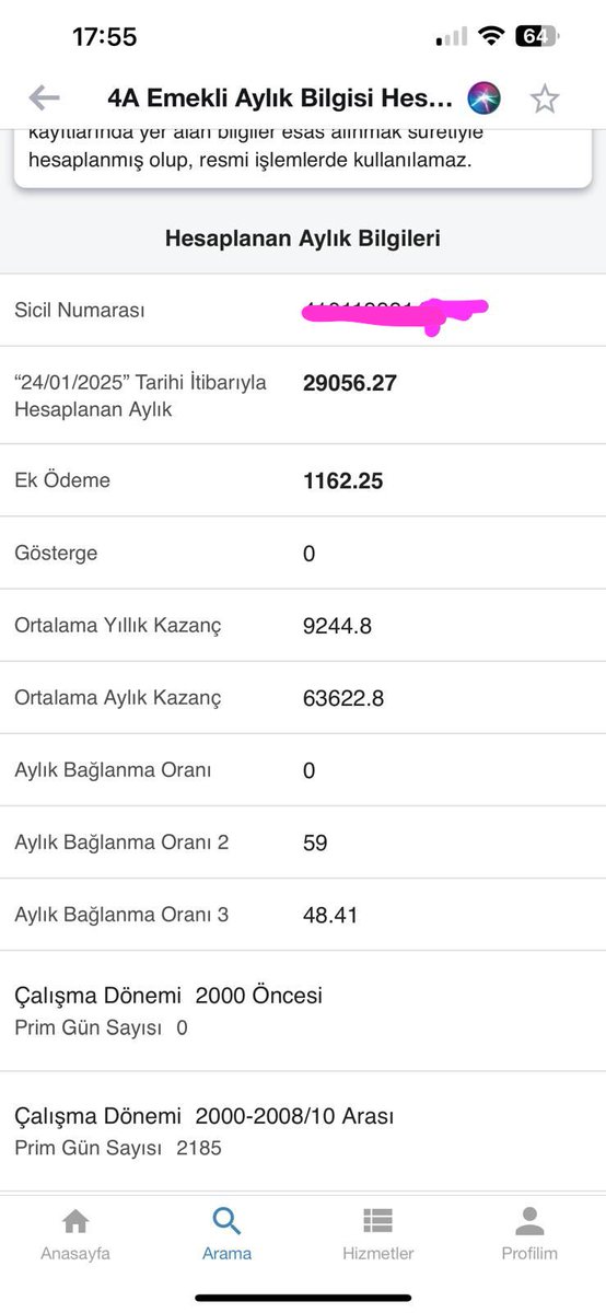 Emegin_Halleri's tweet photo. Emekli aylıklarındaki dramatik ve adaletsiz düşüşle ilgili çok sayıda örnek geliyor!

İşte bir örnek daha: 

Aralık 2024'te tahmini emekli aylığı33 bin 182 TL. Ocak  2025'te  yüzde 15,75 zamla 38 bin 408 TL olması gerekirdi.

Ocak 2025'te 29 bin 56 TL'ye düşmüş! Artması gereken emekli aylığı 9.352 TL azalmış!

Not: Elinizde Aralık 2024 ve Ocak 2025 tahmini emekli aylık bilgileri varsa lütfen benimle paylaşın. Bu rezalete ili��kin örnekler ne kadar çok olursa o kadar iyi.