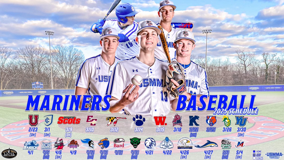 A month away!  Here is our full schedule for the 2025 season! #BigThingsComing