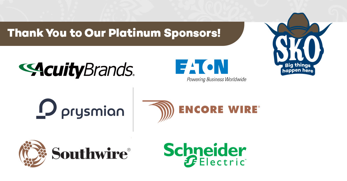 Border States (@borderstates) on Twitter photo Our first Sales Kickoff (SKO) event is next week! A huge thank you to our Platinum Sponsors for helping make this event a reality. Your partnership is invaluable to our success!
<a href="/AcuityBrands/">Acuity Brands</a>
<a href="/eatoncorp/">Eaton</a>
<a href="/EncoreWireCorp/">Encore Wire</a>
<a href="/PrysmianNA/">Prysmian North America</a>
<a href="/Southwire/">Southwire</a>
<a href="/SchneiderElec/">Schneider Electric</a>
#BorderStatesSKO Our first Sales Kickoff (SKO) event is next week! A huge thank you to our Platinum Sponsors for helping make this event a reality. Your partnership is invaluable to our success!
<a href="/AcuityBrands/">Acuity Brands</a>
<a href="/eatoncorp/">Eaton</a>
<a href="/EncoreWireCorp/">Encore Wire</a>
<a href="/PrysmianNA/">Prysmian North America</a>
<a href="/Southwire/">Southwire</a>
<a href="/SchneiderElec/">Schneider Electric</a>
#BorderStatesSKO