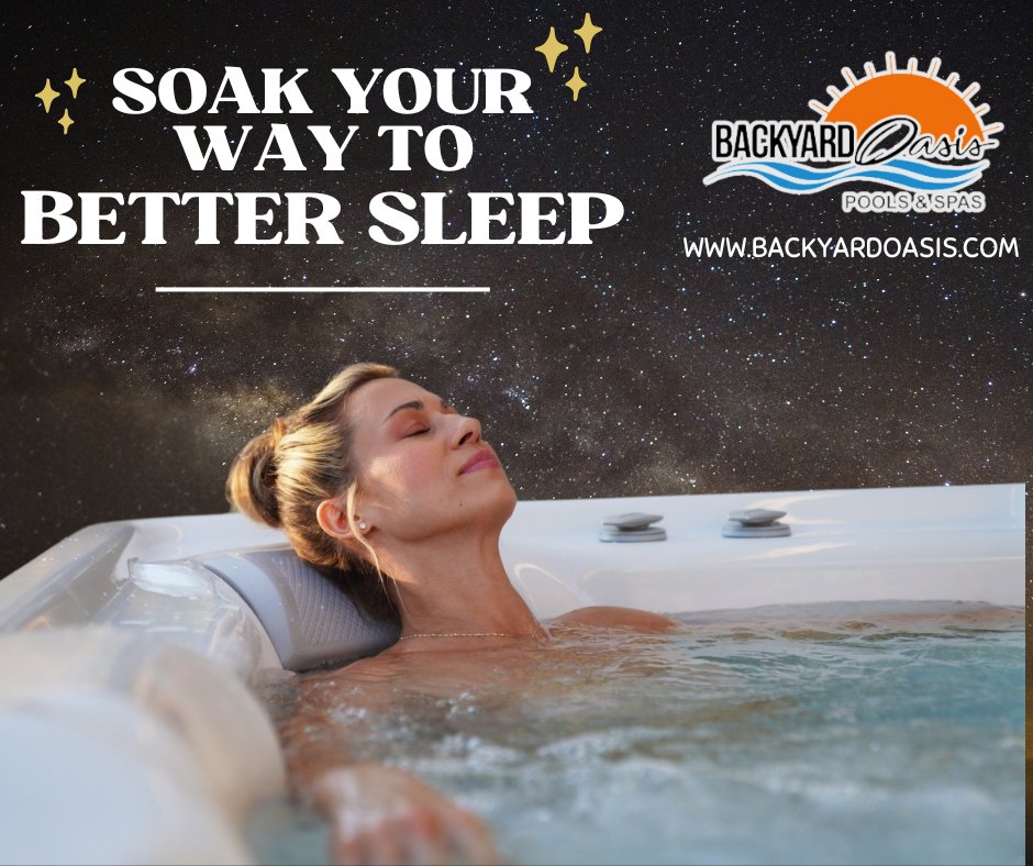 Backyard_Oasis's tweet photo. 🌙 Soak Your Way to Better Sleep 😴✨

Struggling to unwind before bed? A warm soak in a hot tub can help you relax and prepare your body for a restful night. By easing tension and regulating your body temperature, hot tubs are a natural way to improve sleep quality.

✨ Swee ... https://t.co/p5BupbLEXU
