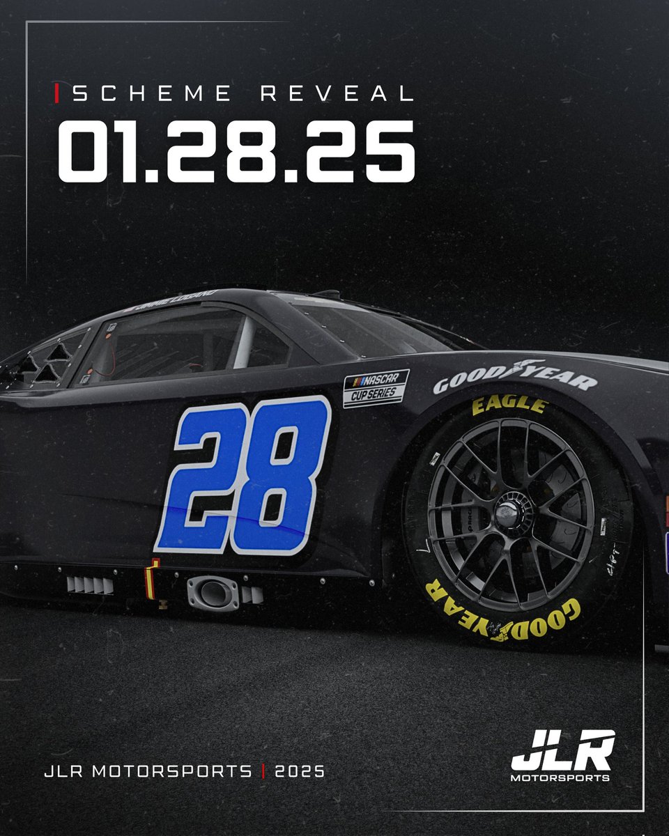 JimmieLogano's tweet photo. Mark your calendars. Jimmie Logano's 2025 Clash Scheme will be revealed on January 28th at 6 PM.

"Finally, be strong in the Lord and in the strength of his might." Ephesians 6:10

#nascar #jimmielogano #nascarracing #nascarcupseries #jlrmotorsports https://t.co/WAbpfNIn23