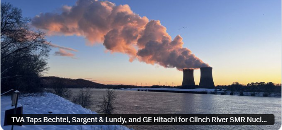 HopfJames's tweet photo. TVA has chosen plant builders Bechtel and Sargent Lundy to finish the detailed design of the BWRX-300 SMR design, which TVA plans to build at its Clinch River site.  They will also partner with GE Hitachi, which owns the BWRX-300 design.  Article link in reply.

The companies will also provide a detailed cost estimate and schedule for the deployment of the reactor, one or two years from now.

I had thought that the BWRX-300 was mostly designed, but its developers have not yet applied for a DCA (Design Certification Application) for their generic design to the NRC.  (NRC DCA page linked in 2nd reply.)

Also, the article's reference to a "detailed site-specific design for the reactor" makes me nervous.  I thought the whole idea of SMRs is that the reactor modules are identical.  But it's starting to look more and more like the same old process that has been used for large reactors.

The (300 MW) definition of "SMRs" is rather arbitrary, and the truth is that 300 MW "SMRs" are not much different than large reactors.  Smaller SMRs (say, 20 MW or less) are a more fundamental departure from the old appoach, with whole carbon copy reactor modules that are actually mass produced in a factory.

So, I have to ask.  Will there be site specific designs for 20 MW reactors (like Last Energy's SMR)?  Will there be site-specific design differences even for micro-reactors?  I sure hope not.  That really wasn't the idea.