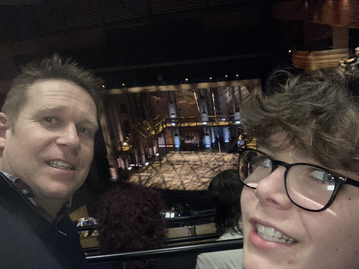 #Hamilton tonight down at the Wales Millennium Centre with Monty. Can’t wait!